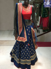 Awesome Teal Color Georgette New Designe