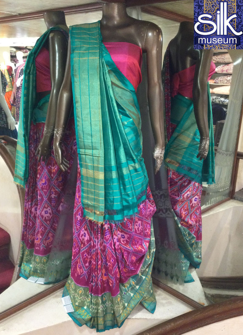 14347 Pure Patola Silk With Figure Concept in Rama - Pink
