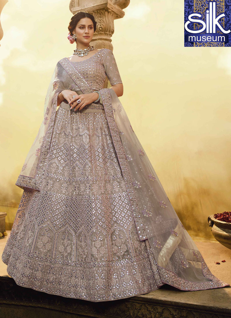 14357 Sequins Work Faux Crepe Designer Lehenga Choli