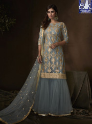Outstanding Grey Color Soft Net Designer