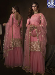 Magnetic Pink Color Soft Net Designer Ne