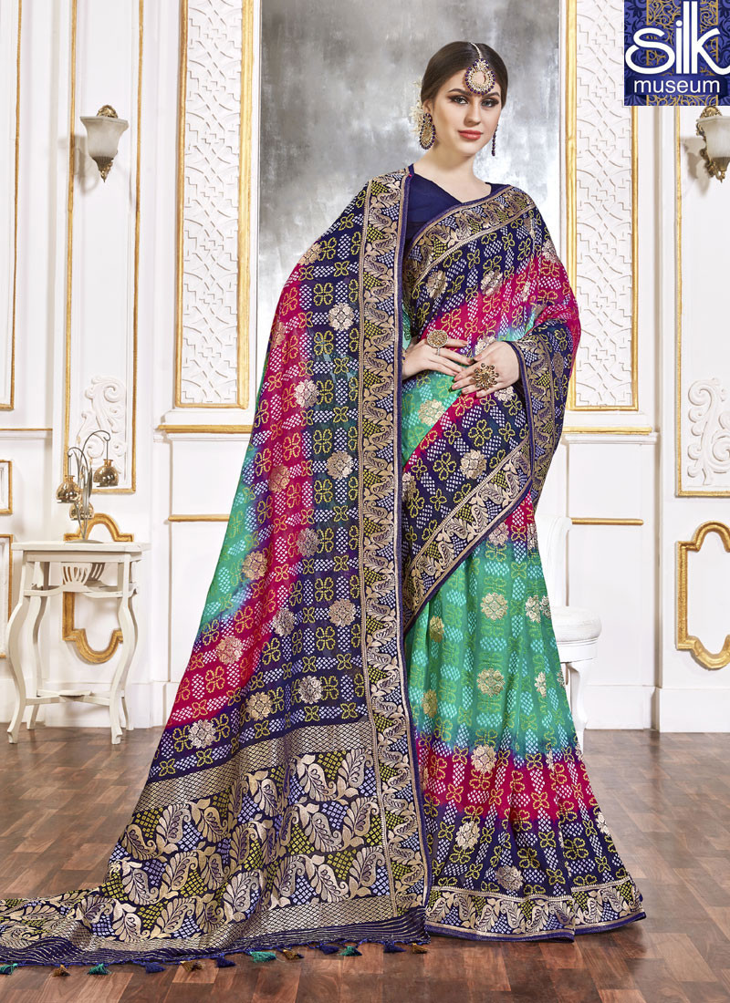 14540 Speechless Multi Color Viscose Designer Party Wear Saree