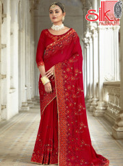 Heavy Embroidery Work Designer	Art Silk 