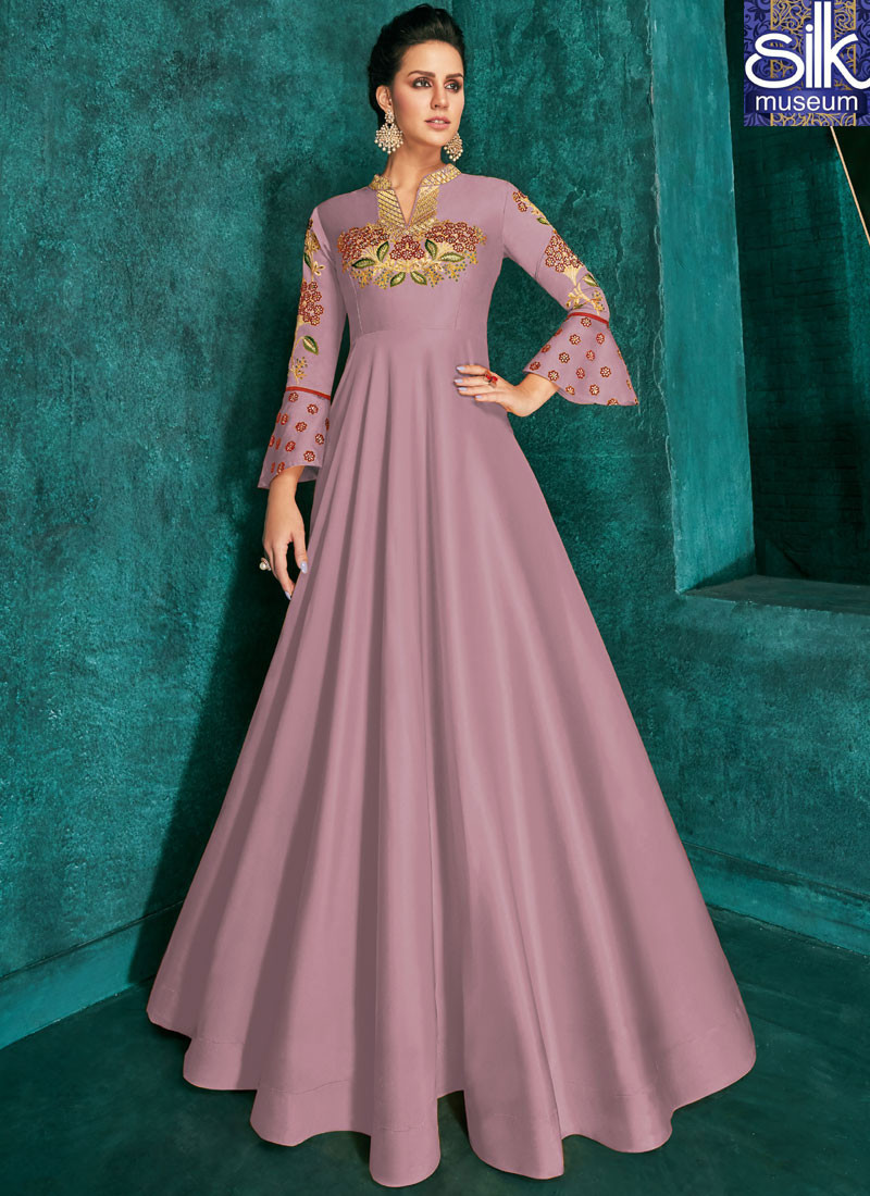 Function Wear Sequence Work Lavender Color Gown – Amrutamfab-pokeht.vn