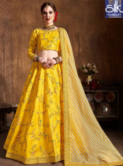 Speechless Yellow Color Art Silk New Designer Traditional Wear Lehenga Choli