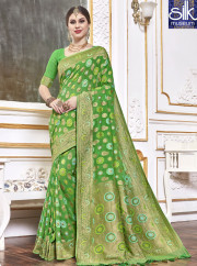 Green Color New Designer Wedding Wear Vi